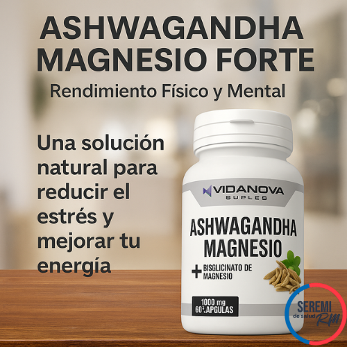 Ashwagandha + Magnesio 1000 mg | Equilibrio Natural para Cuerpo y Mente