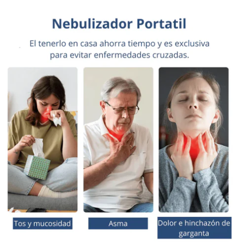 ¡🚨 SUPER OFERTA 🚨! 🌬️ NEBULIZADOR PORTÁTIL PARA NIÑOS Y ADULTOS 👶👨🦰 + ENVÍO GRATIS 🚚🎁