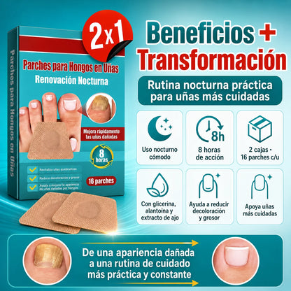 NailClear — Parche Antihongos Nocturno