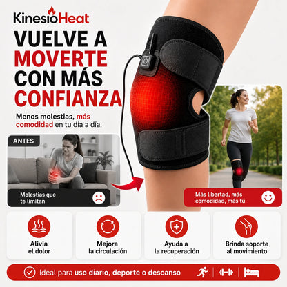 KinesioHeat - calor terapéutico + vibración para aliviar tu dolor de rodilla