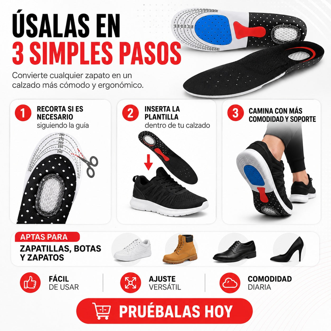Plantillas Ortopédicas ProWalk™