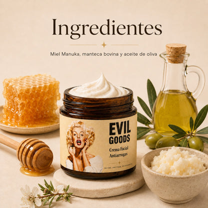 Crema facial Evil Good Lifting Antiarrugas Natural 120GR