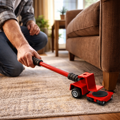 MUEVE FÁCIL 360 - Kit para mover muebles pesados sin esfuerzo y sin rayar el piso