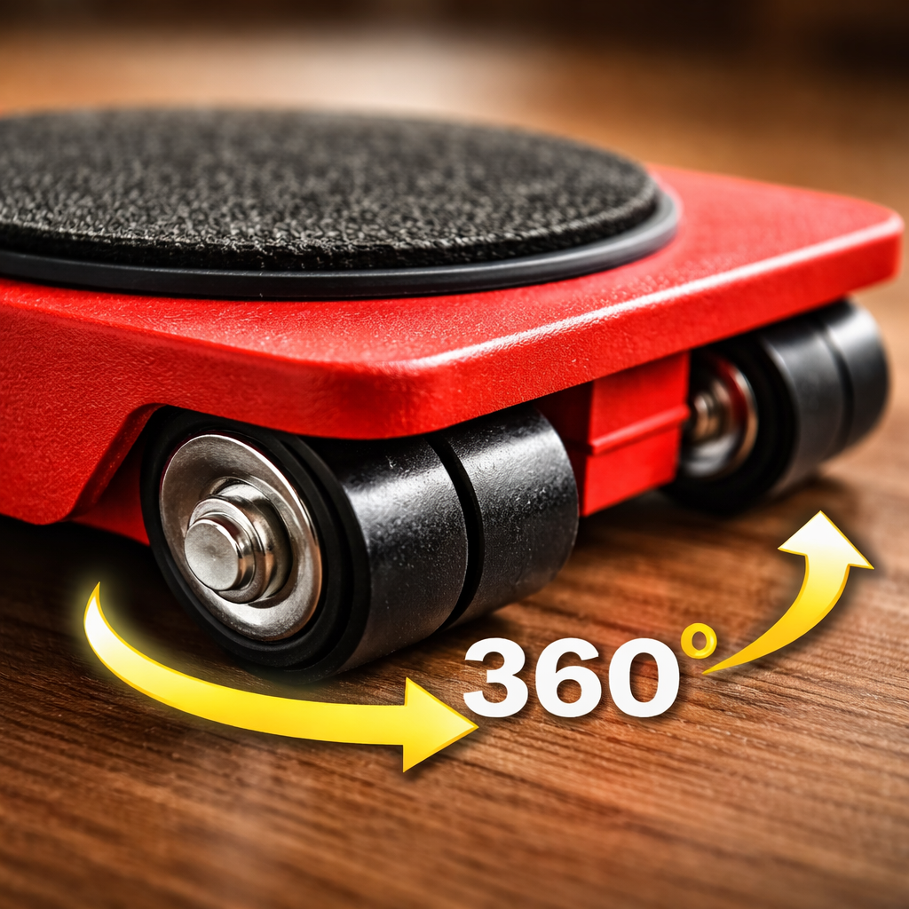 MUEVE FÁCIL 360 - Kit para mover muebles pesados sin esfuerzo y sin rayar el piso