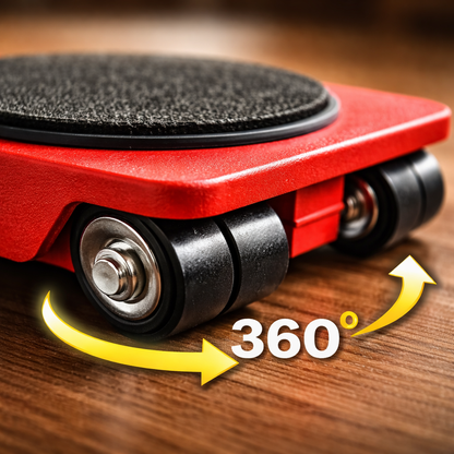 MUEVE FÁCIL 360 - Kit para mover muebles pesados sin esfuerzo y sin rayar el piso