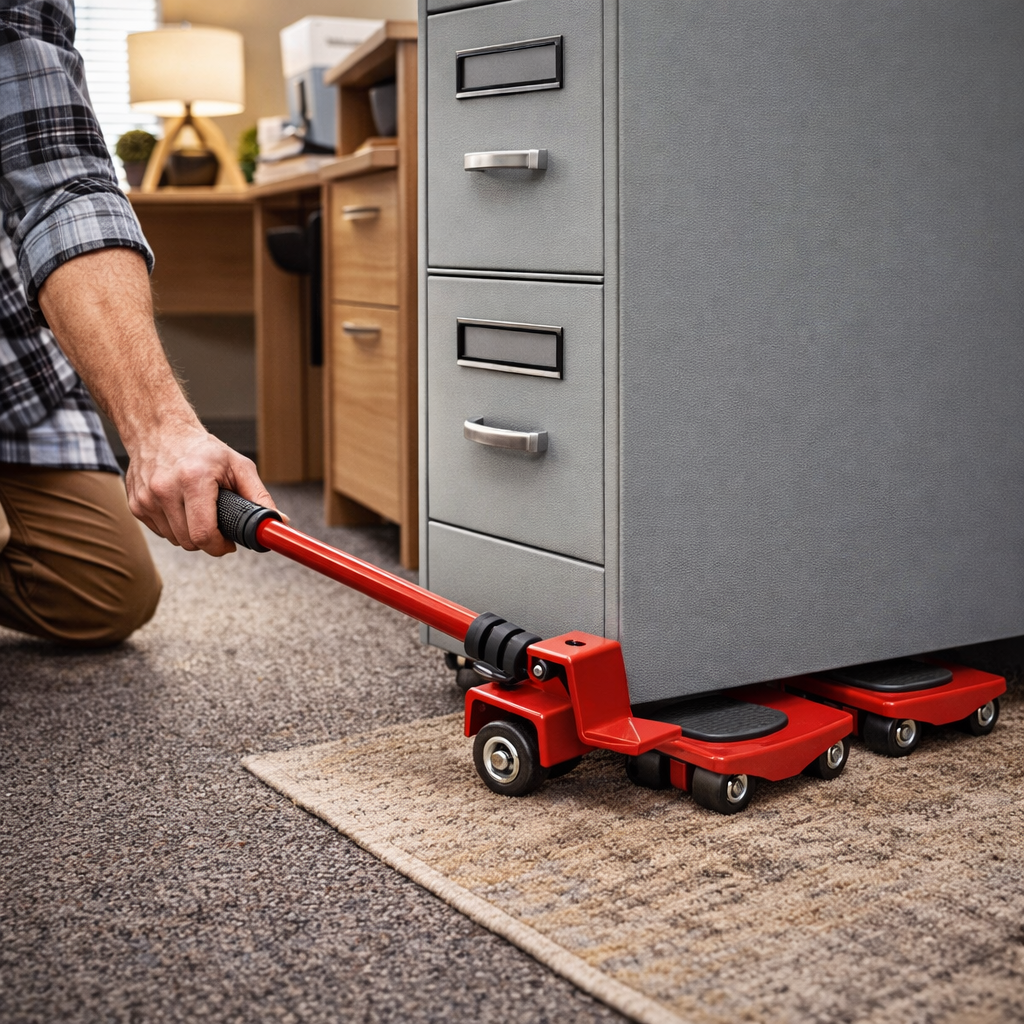 MUEVE FÁCIL 360 - Kit para mover muebles pesados sin esfuerzo y sin rayar el piso
