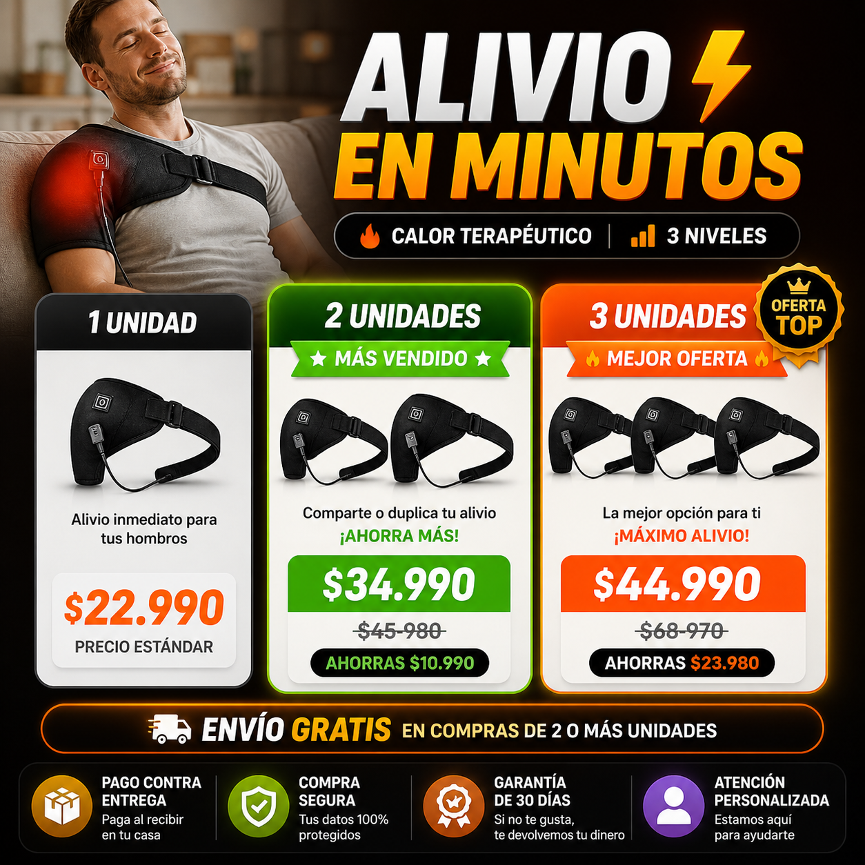 RELAXFIT™ – HOMBRERA TÉRMICA PARA HOMBROS