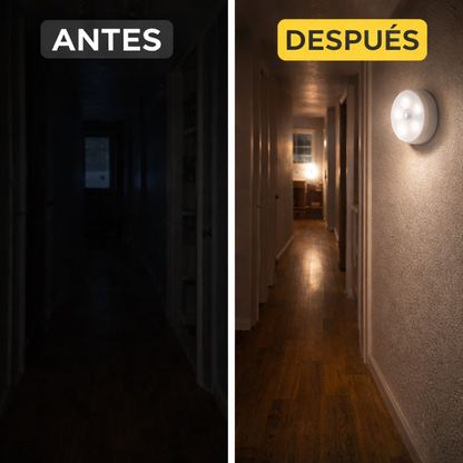 LUZ LED AUTOMATICA CON SENSOR DE MOVIMIENTO – PACK 3