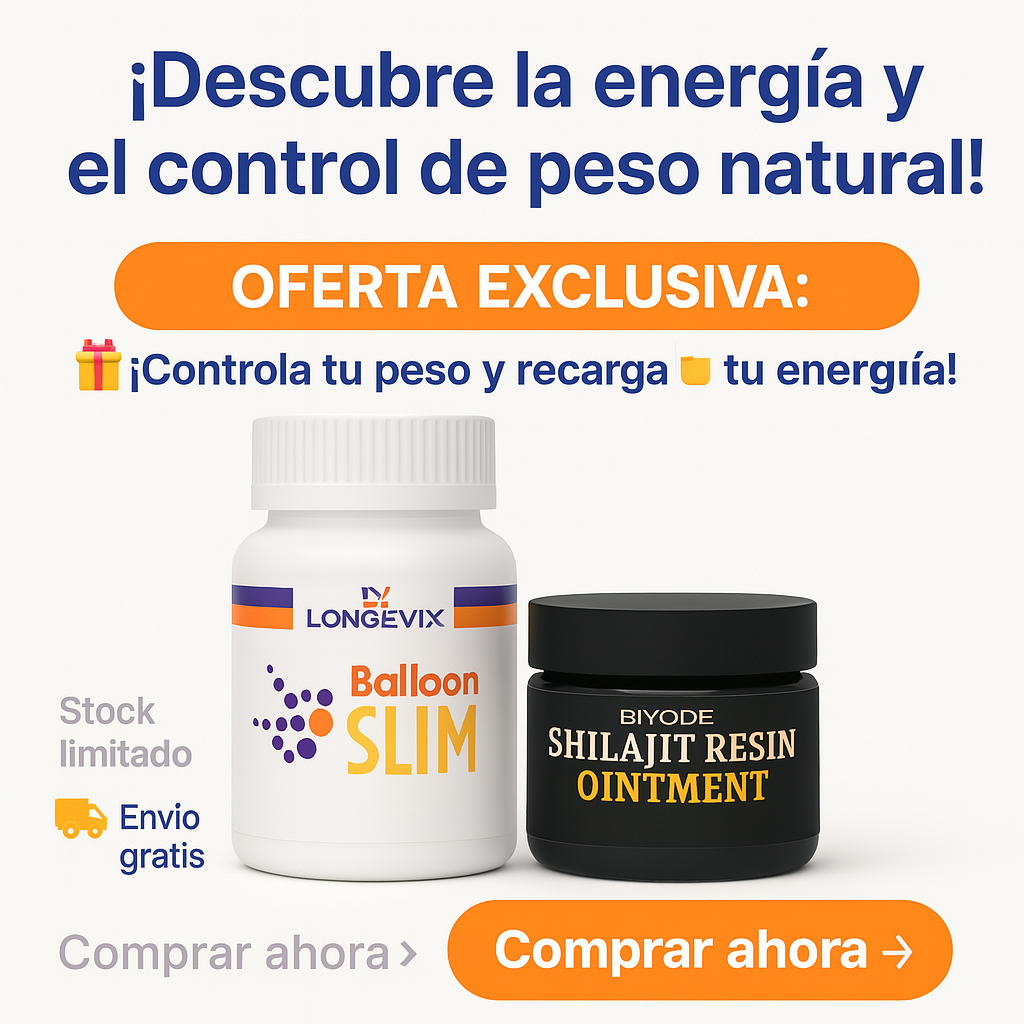 SHILAJIT + BALLOON SLIM - TurboFit Natural 🌿Quema Grasa + Energía 💪