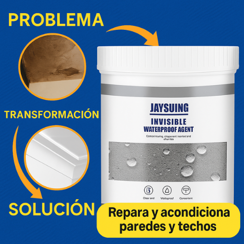 🛠️💧Sellador impermeable + brocha 300g - protege tu hogar contra filtraciones con nuestro sellador impermeable de alta durabilidad 🏠💧