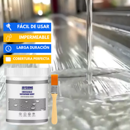 🛠️💧Sellador impermeable + brocha 300g - protege tu hogar contra filtraciones con nuestro sellador impermeable de alta durabilidad 🏠💧