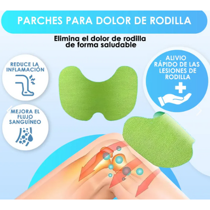 🚨 ¡SUPER OFERTA LANZAMIENTO! 🚨 🩹 PARCHES TERAPÉUTICOS PARA RODILLA 50% DCTO + ENVÍO GRATIS A TODO CHILE 🚚🎁