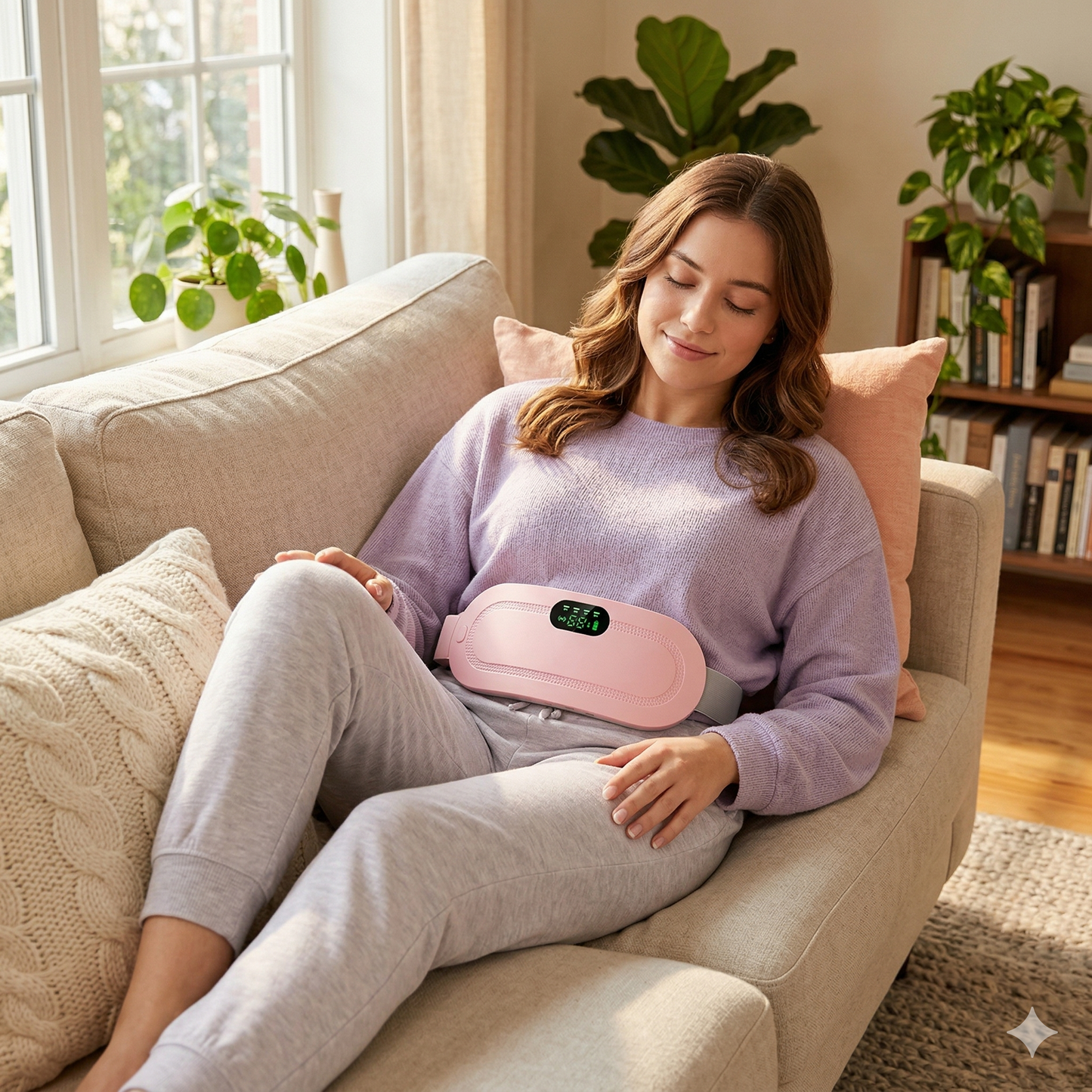 Masajeador Térmico Menstrual Eléctrico