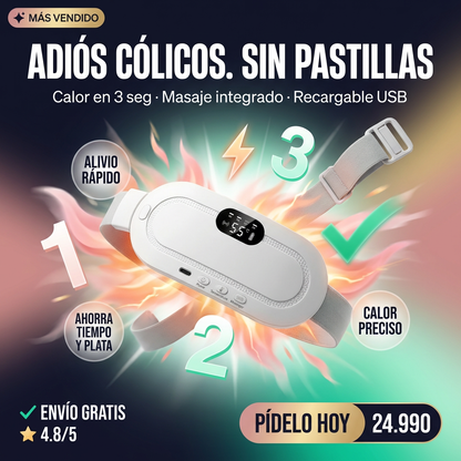 Masajeador Térmico Menstrual Eléctrico