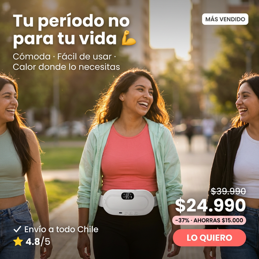Masajeador Térmico Menstrual Eléctrico