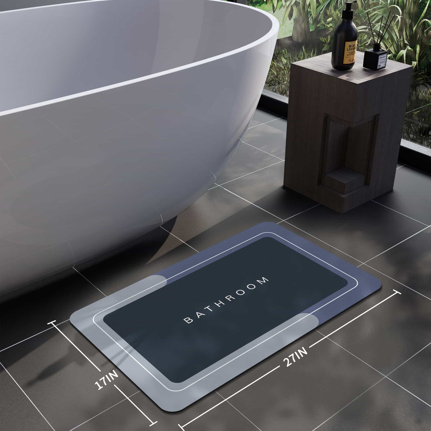 ¡🚨 ¡SUPER OFERTA! 🚨  ¡ALFOMBRA DE BAÑO ANTIDESLIZANTE + ENVÍO GRATIS! 🎁🚚