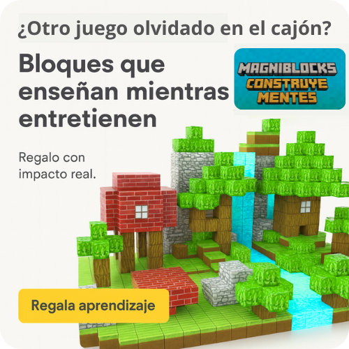MAGNIBLOCKS Construye Mentes - Bloques Magnéticos 75 PIEZAS