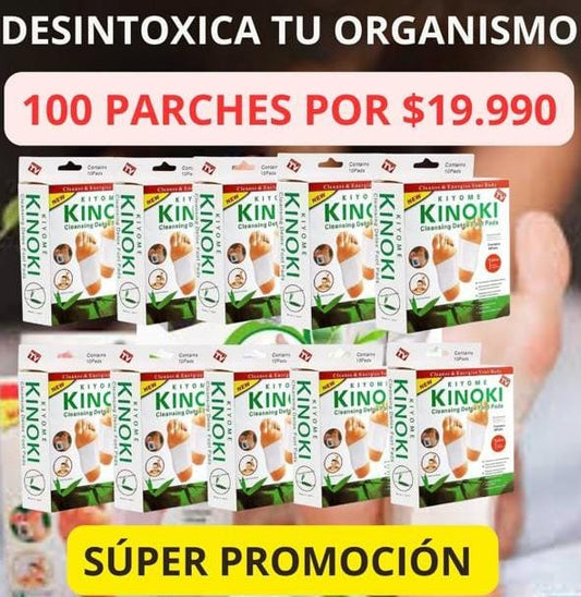 🔥 APROVECHA NUESTRAS SUPER OFERTAS FLASH 💥PARCHES KINOKI PARA PIES🌿💚100x1 +ENVÍO GRATIS🎁🚚