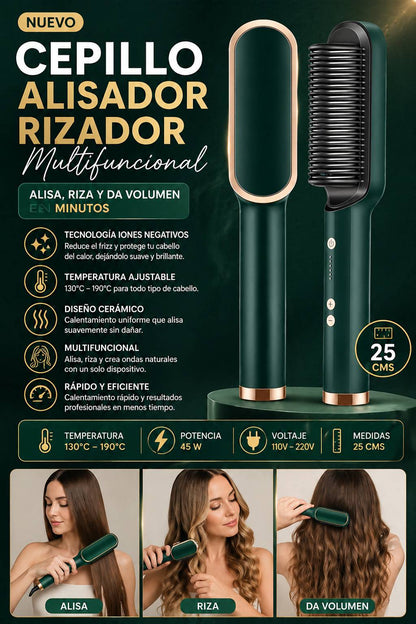 Cepillo Alisador Rizador Multifuncional