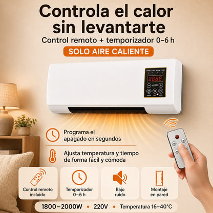 Calefactor de Pared - Calor en Segundos