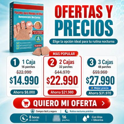 NailClear — Parche Antihongos Nocturno