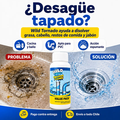 Limpiador de Desagüe Pack 3x1