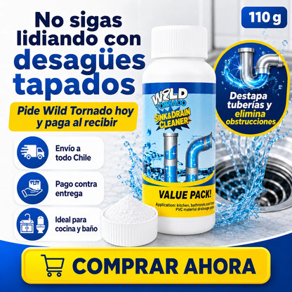 Limpiador de Desagüe Pack 3x1